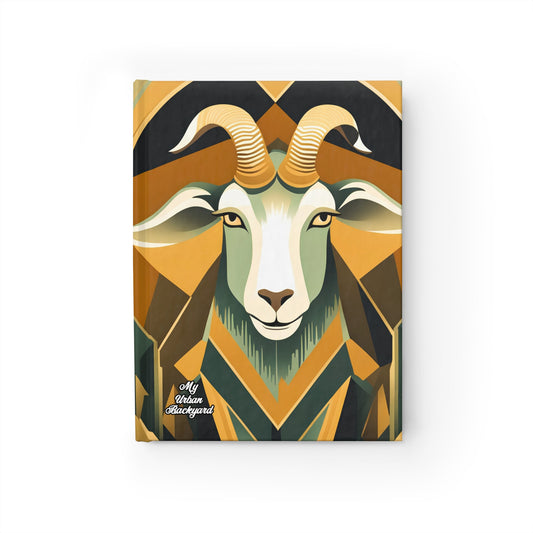 Art Deco Goat, Hardcover Notebook Journal - Write in Style