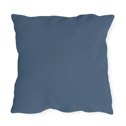 Night Blooming Wildflowers, Blue accent color, Indoor/Outdoor Throw Pillow, Decor for Home or Office