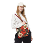 Holiday Flowers, Tote Bag with Cotton Handles