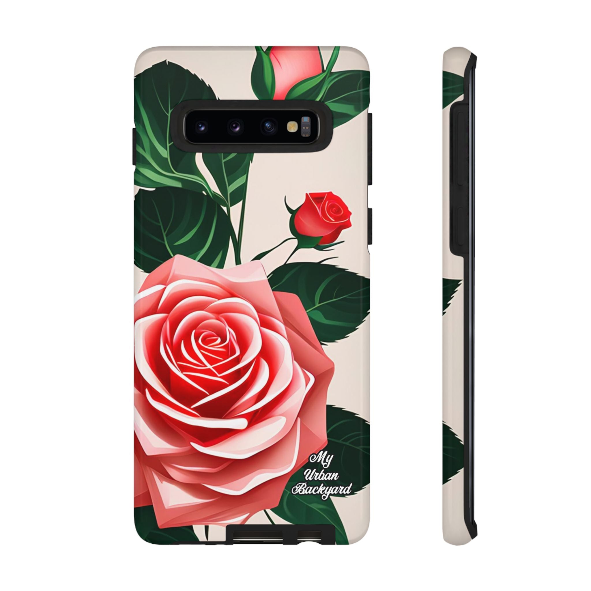 Pink Rose Flowers, Cell Phone Case - Apple, Samsung, Google Pixel