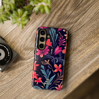 Night Blooming Wildflowers, Cell Phone Case - Apple, Samsung, or Google Pixel