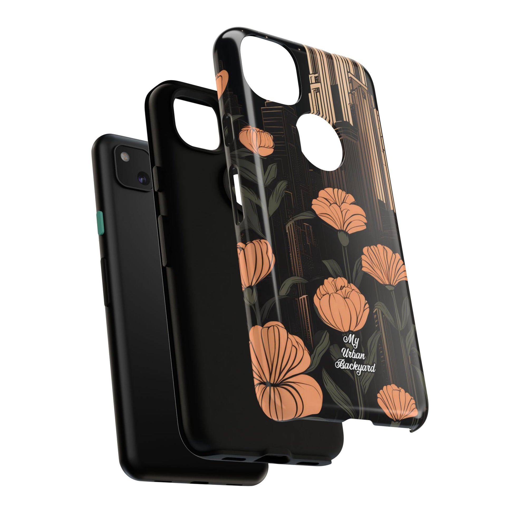 Urban Evening with Flowers, Cell Phone Case - Apple iPhone, Samsung Galaxy, Google Pixel