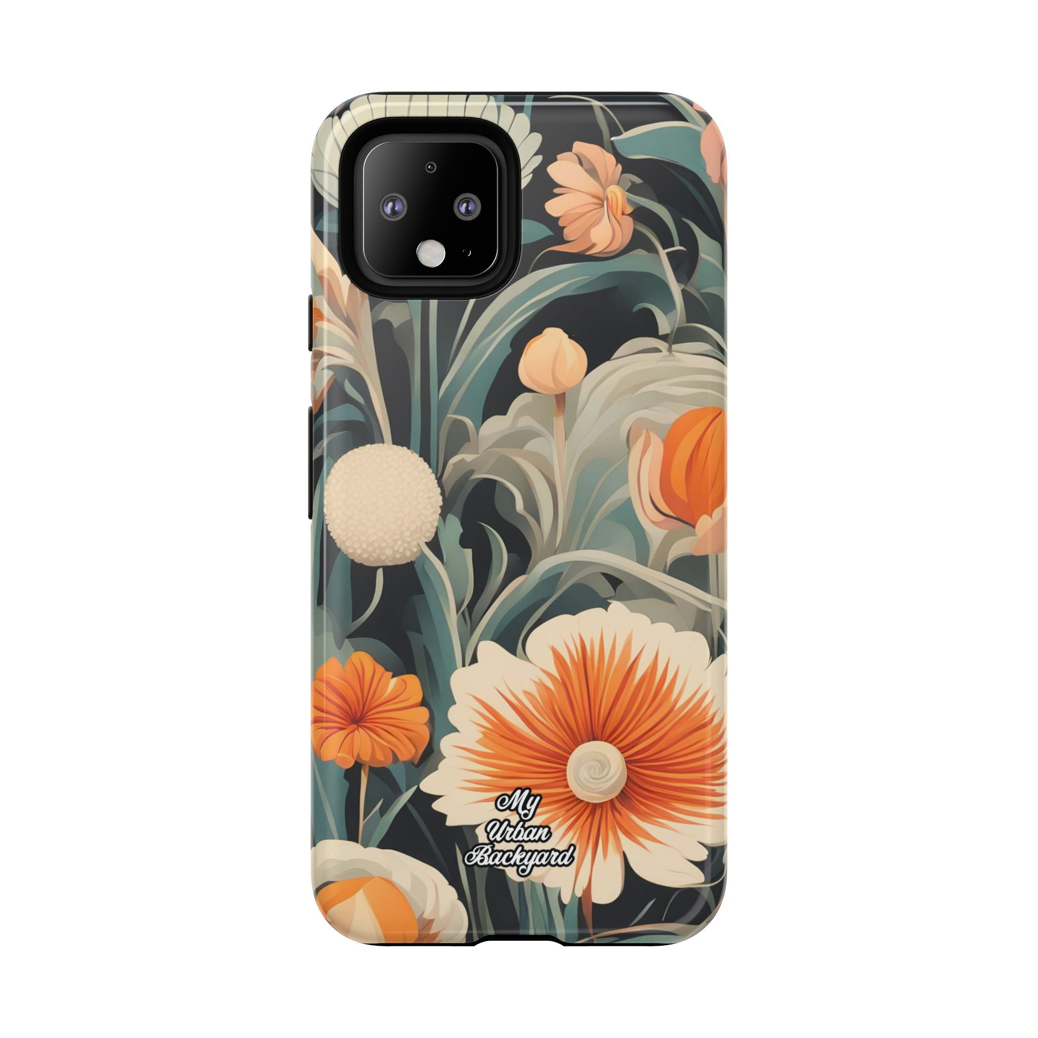 Orange and White Flowers, Cell Phone Case - Apple, Samsung, Google Pixel