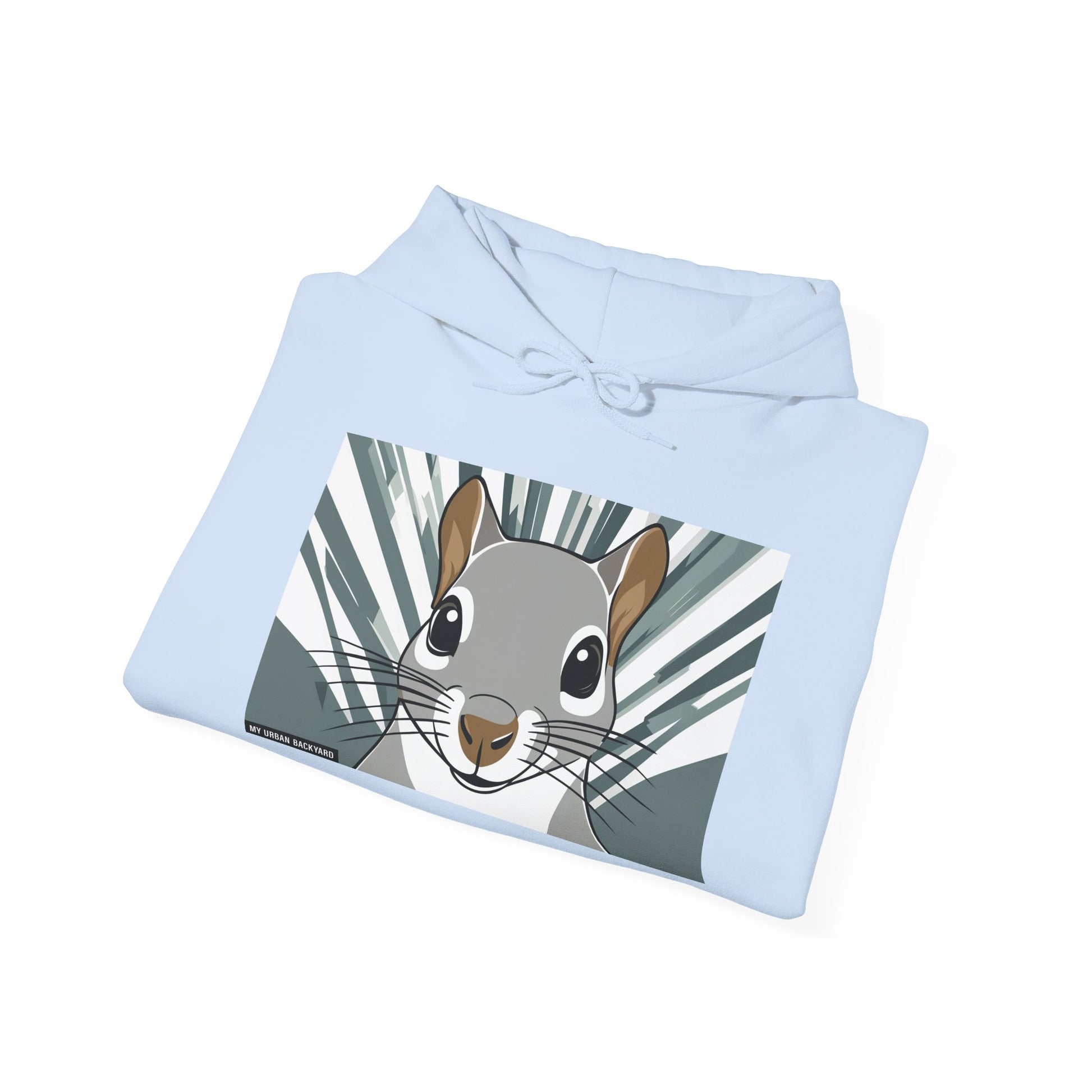 Cute Squirrel Graphic Hoodie, Cozy Unisex Sweatshirt, Nature Lover Gift, Autumn Fashion, Animal Art Clothing