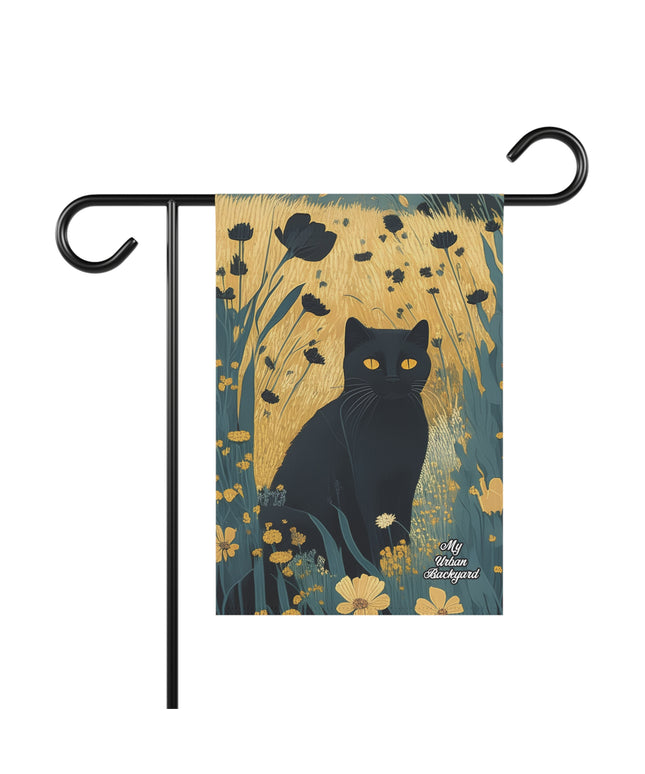 Bella Moonpaw, Cat Garden Flag for Yard, Patio, Porch, or Work, 12"x18" - Flag only