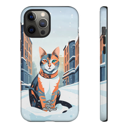 Claws Pawson in the Snow, Cell Phone Case - Apple, Samsung, or Google Pixel