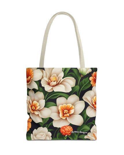 Pretty Flowers Tote Bag with Cotton Handles For Everyday Use, 3 Sizes