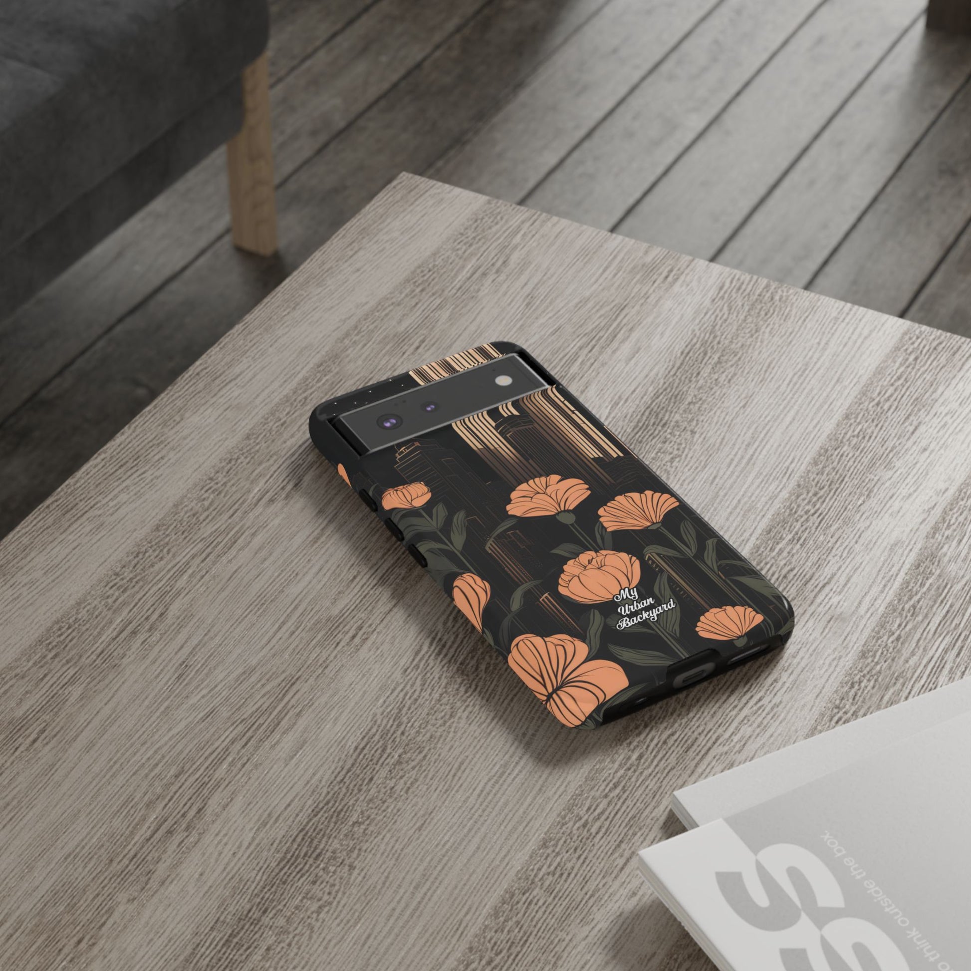 Urban Evening with Flowers, Cell Phone Case - Apple iPhone, Samsung Galaxy, Google Pixel