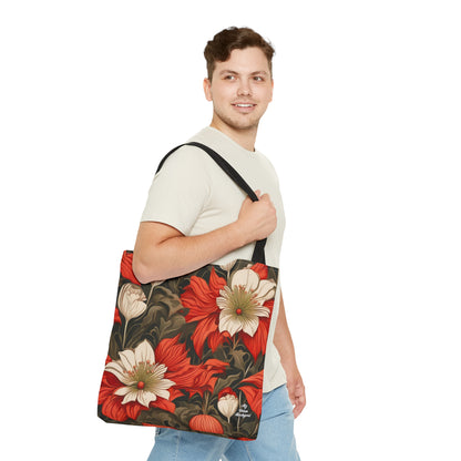 Holiday Flowers, Tote Bag for Everyday Use - Durable and Functional