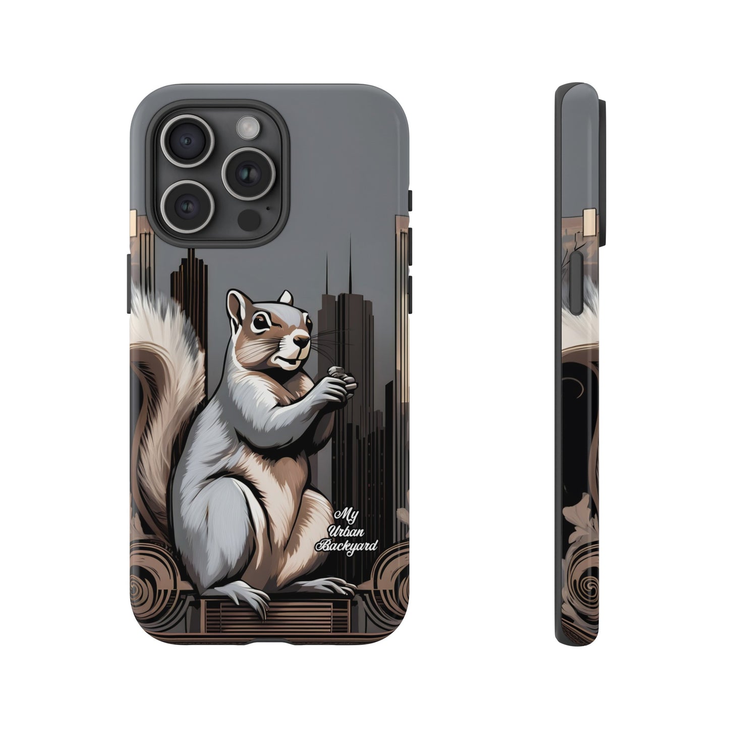 Urban Gray Squirrel, Cell Phone Case - Apple, Samsung, or Google Pixel