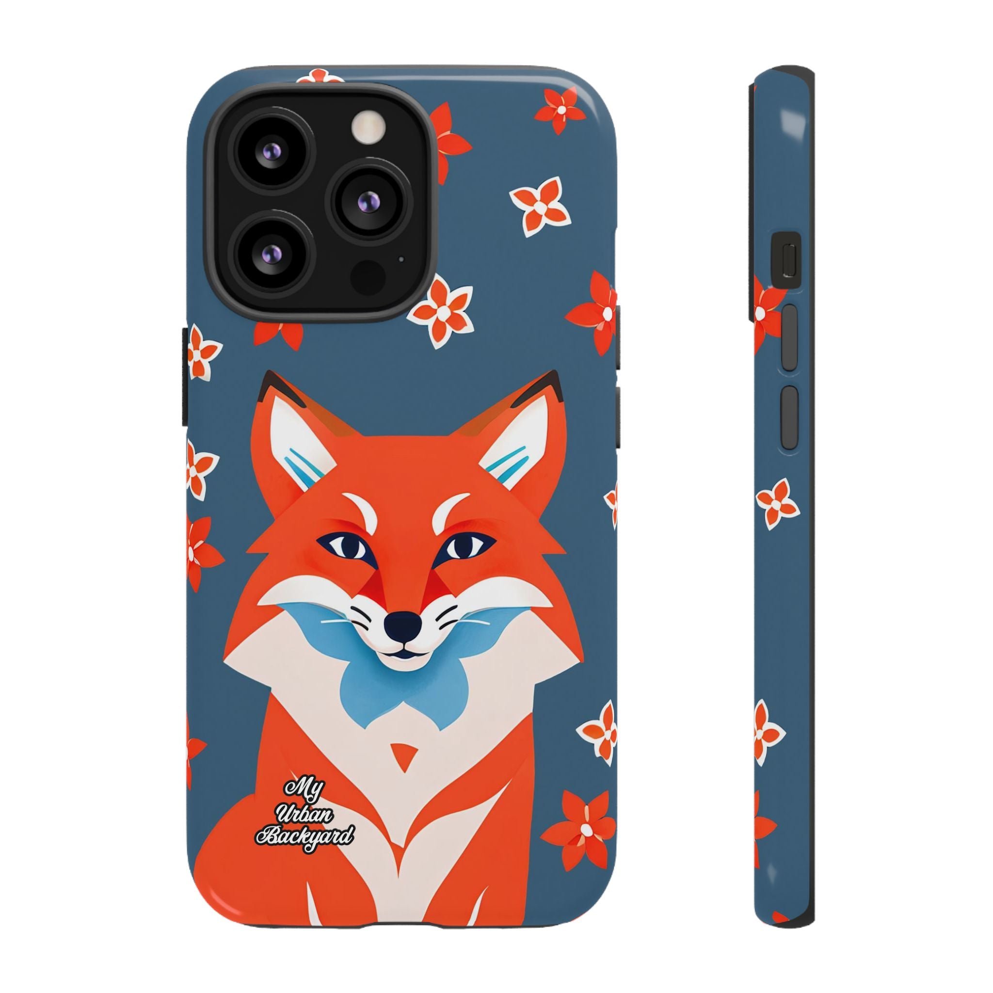 Fox with Flowers, Cell Phone Case - Apple, Samsung, Google Pixel