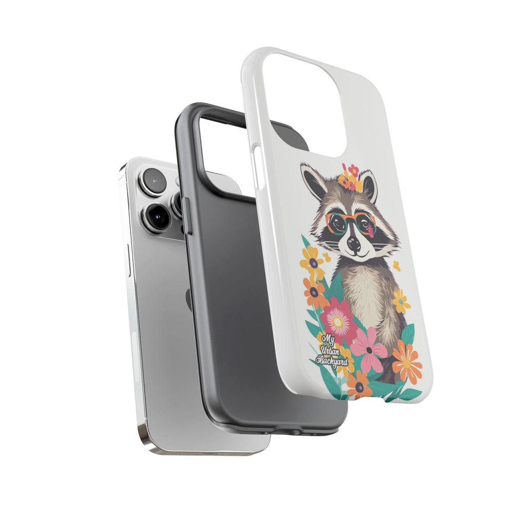 Raccoon with Glasses, Cell Phone Case - Apple, Samsung or Google Pixel