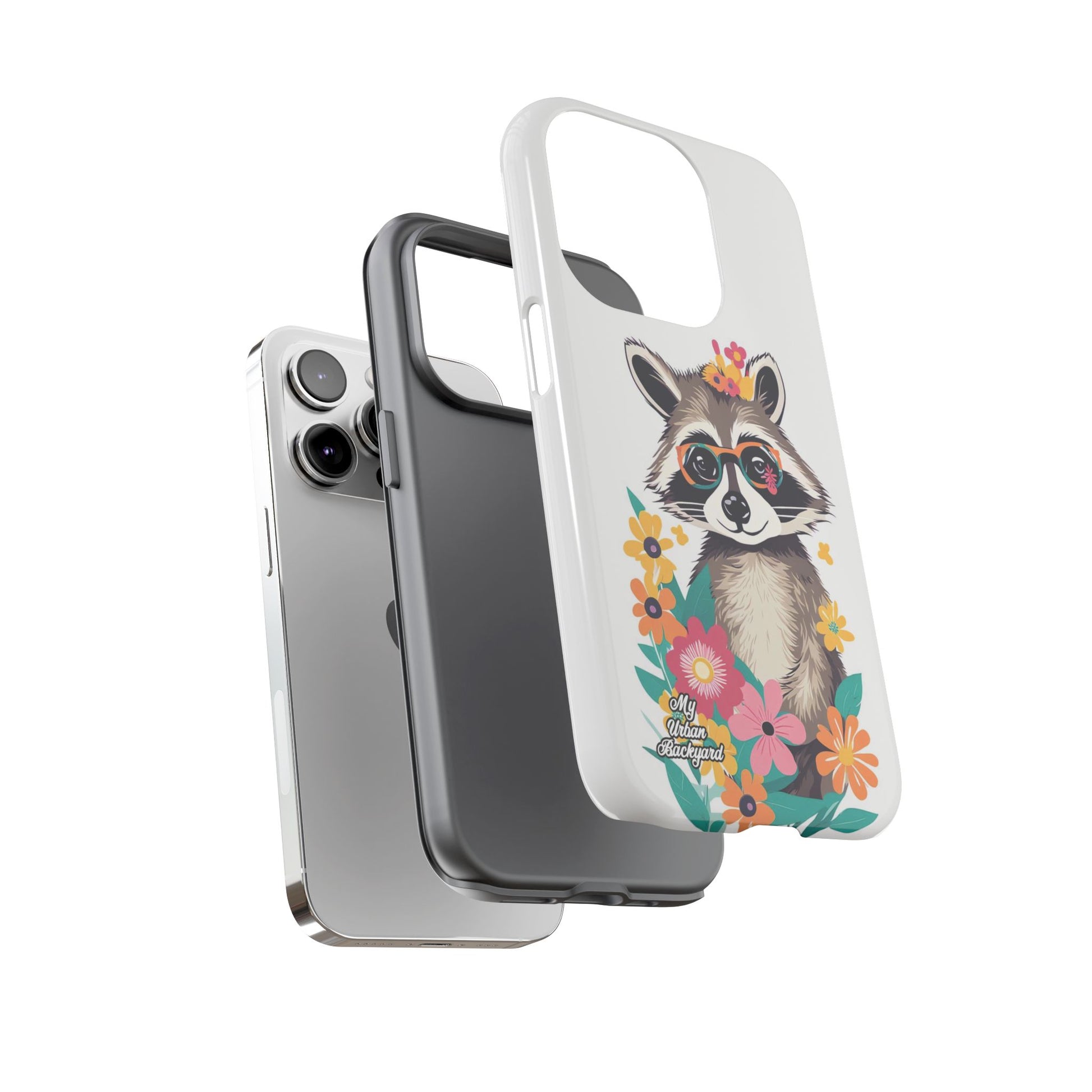 Raccoon with Glasses, Cell Phone Case - Apple, Samsung or Google Pixel