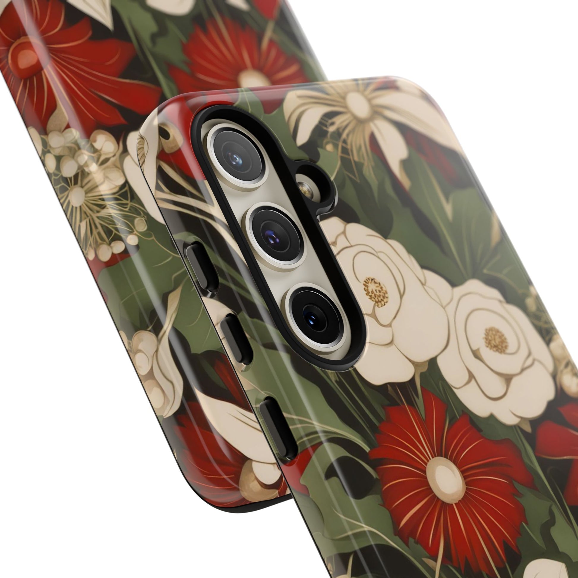 Holiday Flowers, Cell Phone Case - Apple, Samsung, Google Pixel