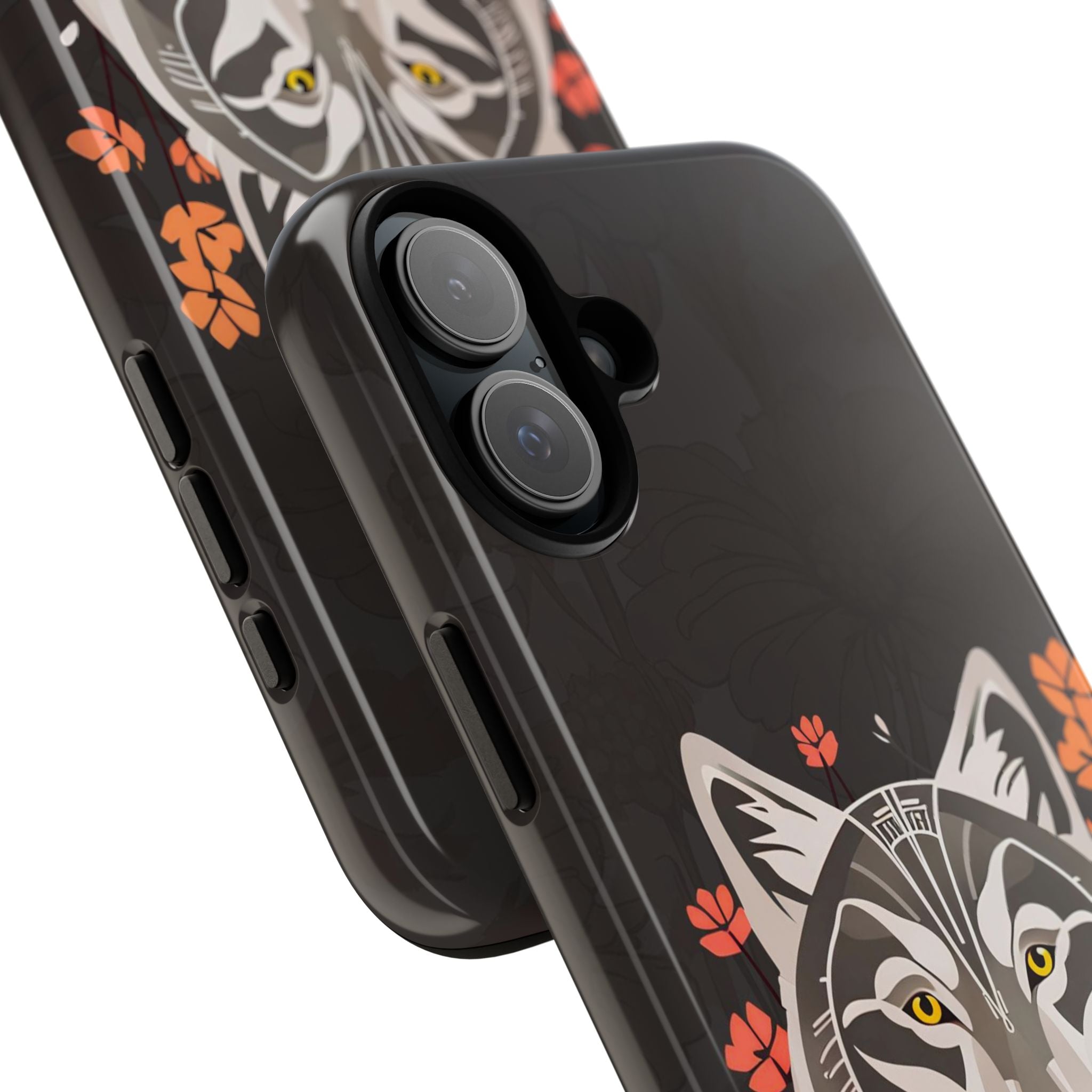 Art Deco Wolf, Cell Phone Case - Apple, Samsung, Google Pixel