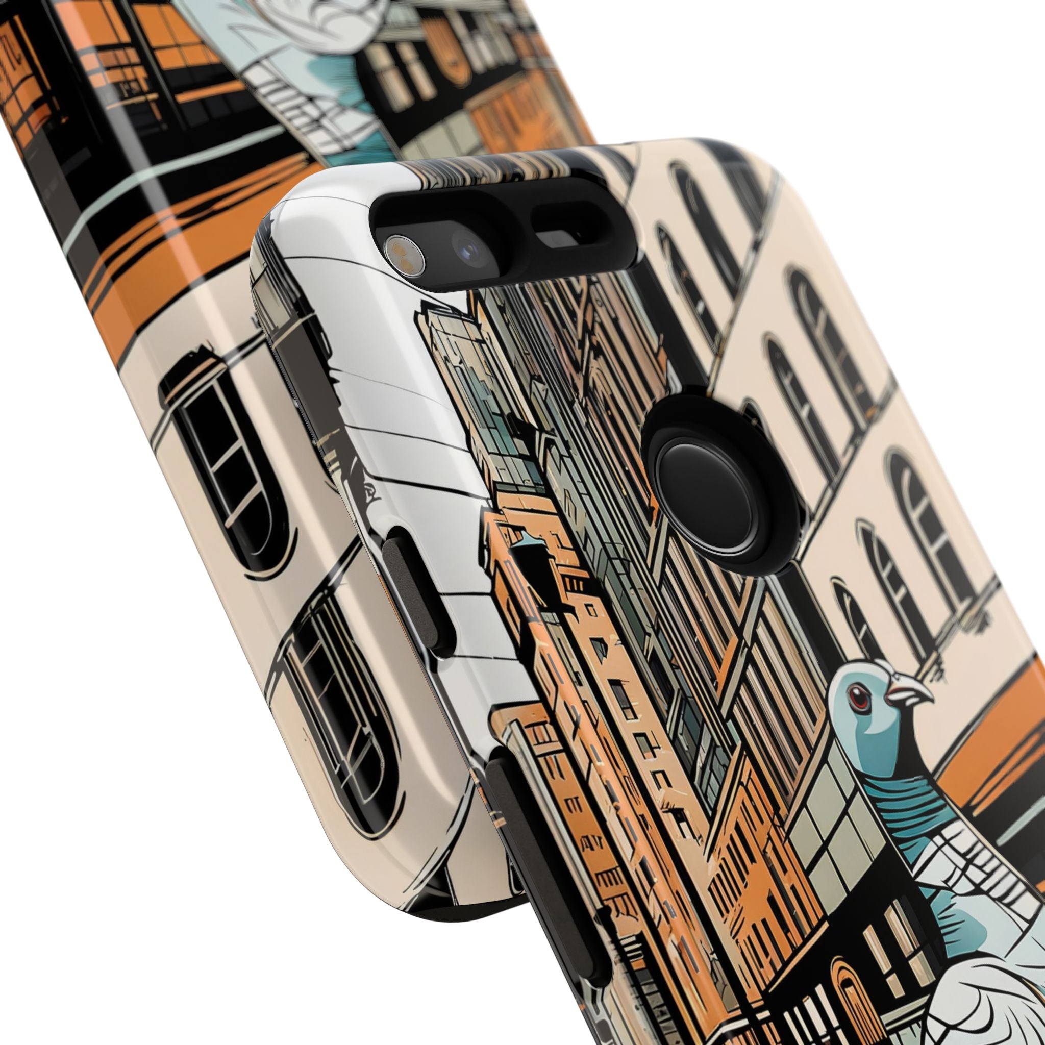 Pigeon on a City Street, Cell Phone Case - Apple, Samsung, Google Pixel