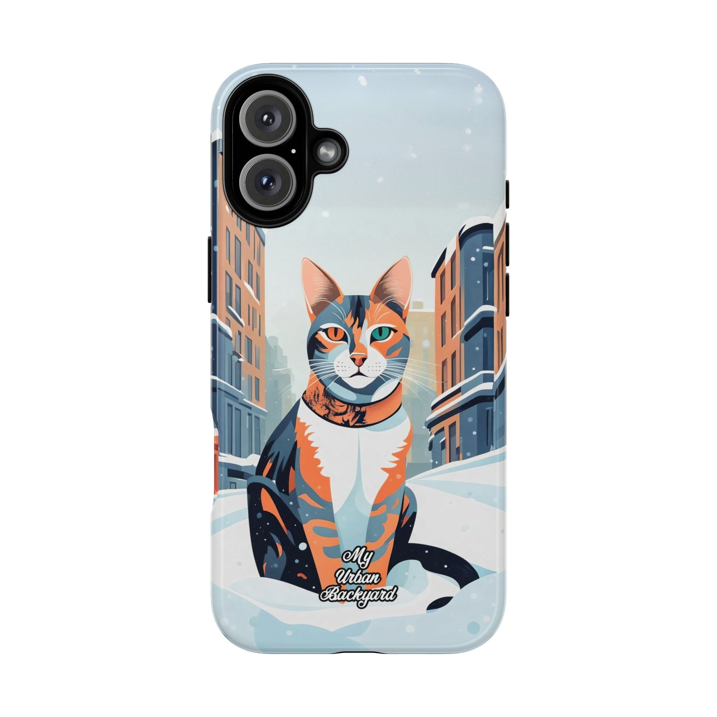 Claws Pawson in the Snow, Cell Phone Case - Apple, Samsung, or Google Pixel