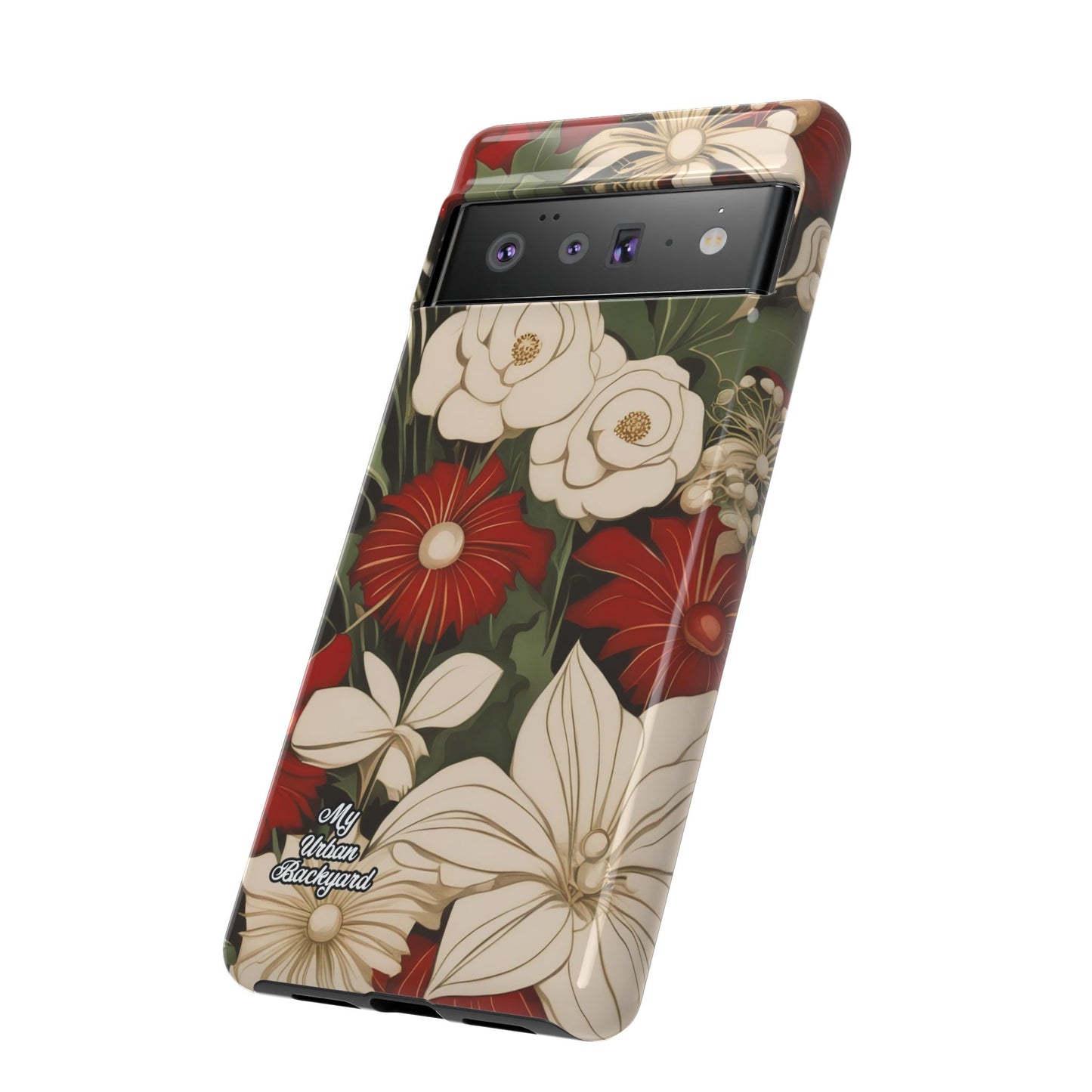 Holiday Flowers, Cell Phone Case - Apple, Samsung or Google Pixel