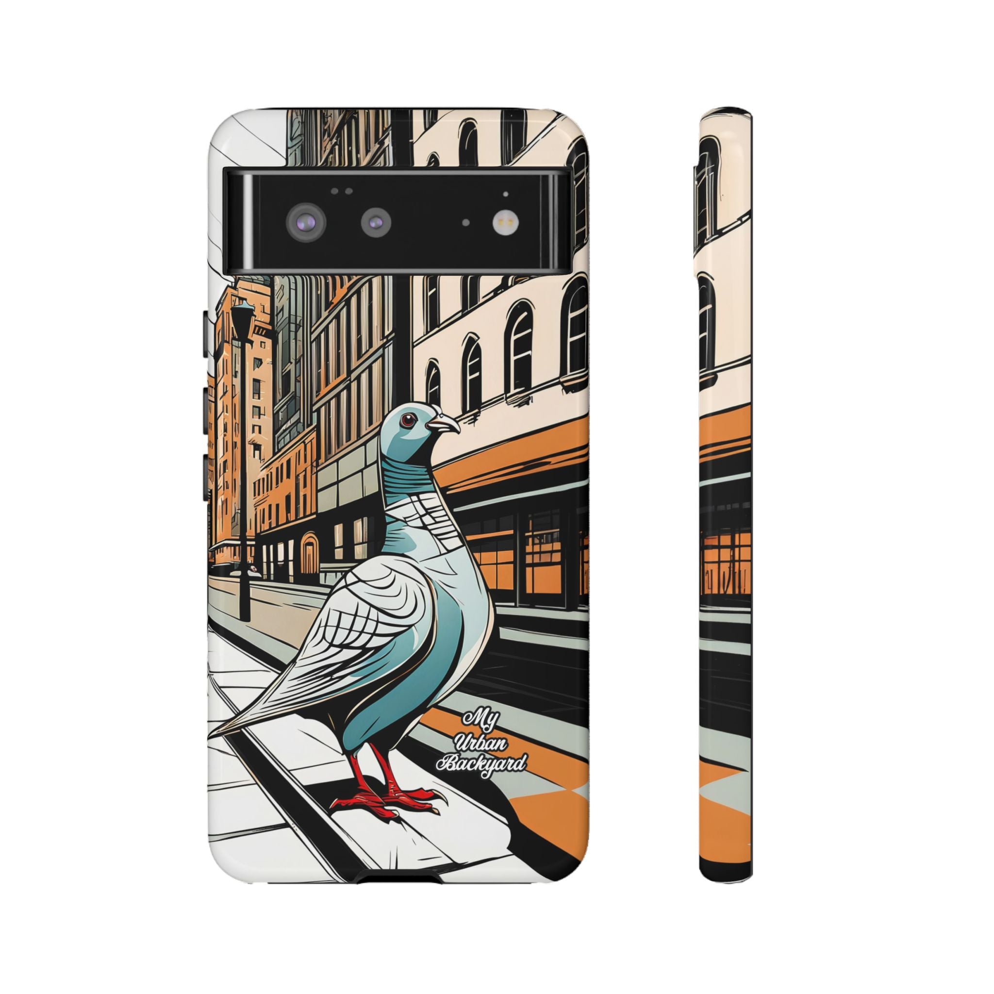 Pigeon on a City Street, Cell Phone Case - Apple, Samsung, Google Pixel