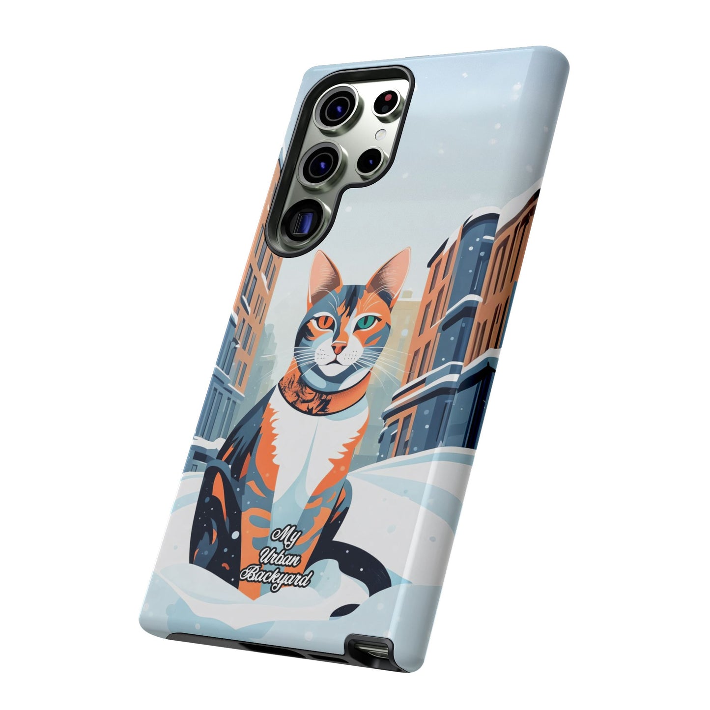 Claws Pawson in the Snow, Cell Phone Case - Apple, Samsung, or Google Pixel