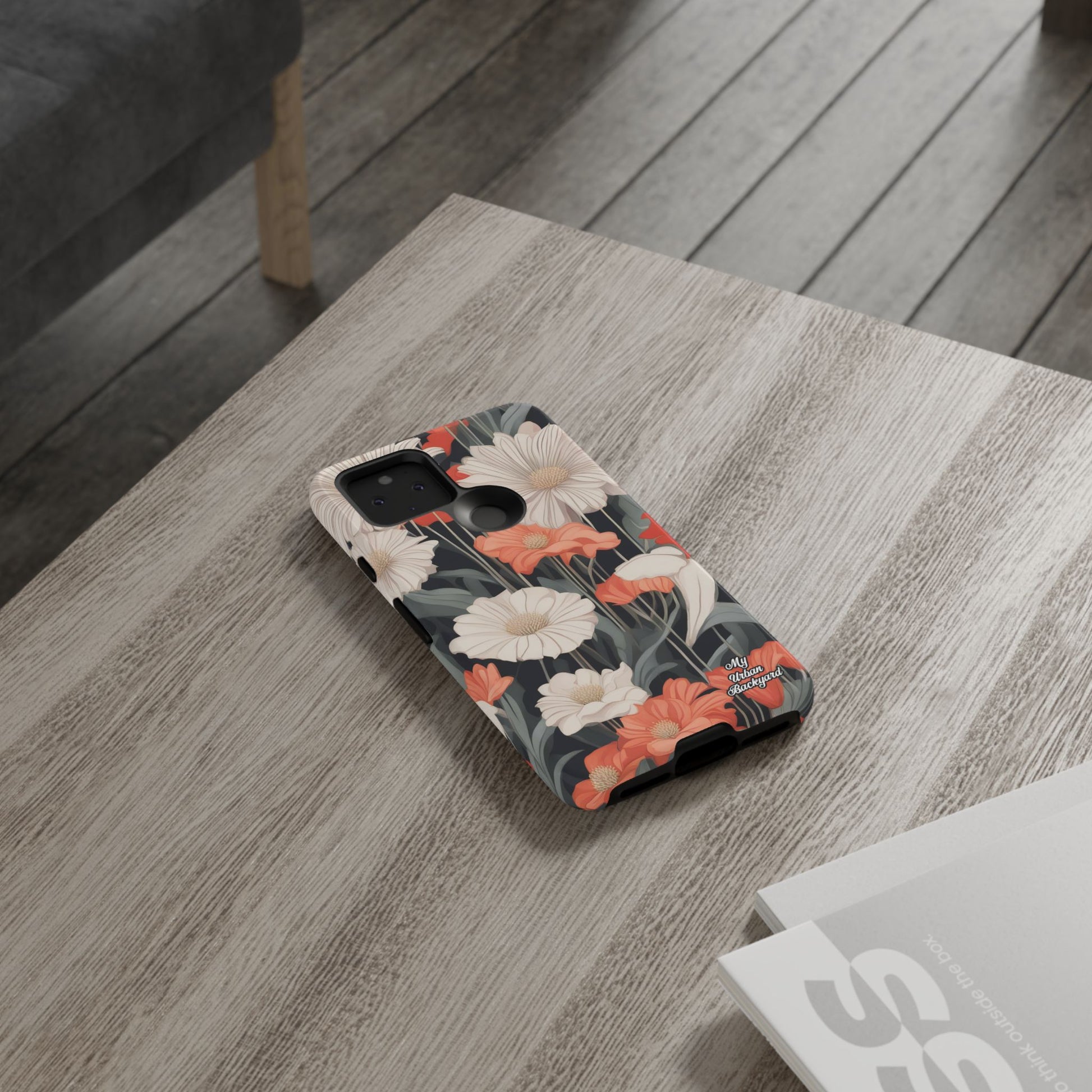 Art Deco Flowers, Cell Phone Case - Apple, Samsung, Google Pixel