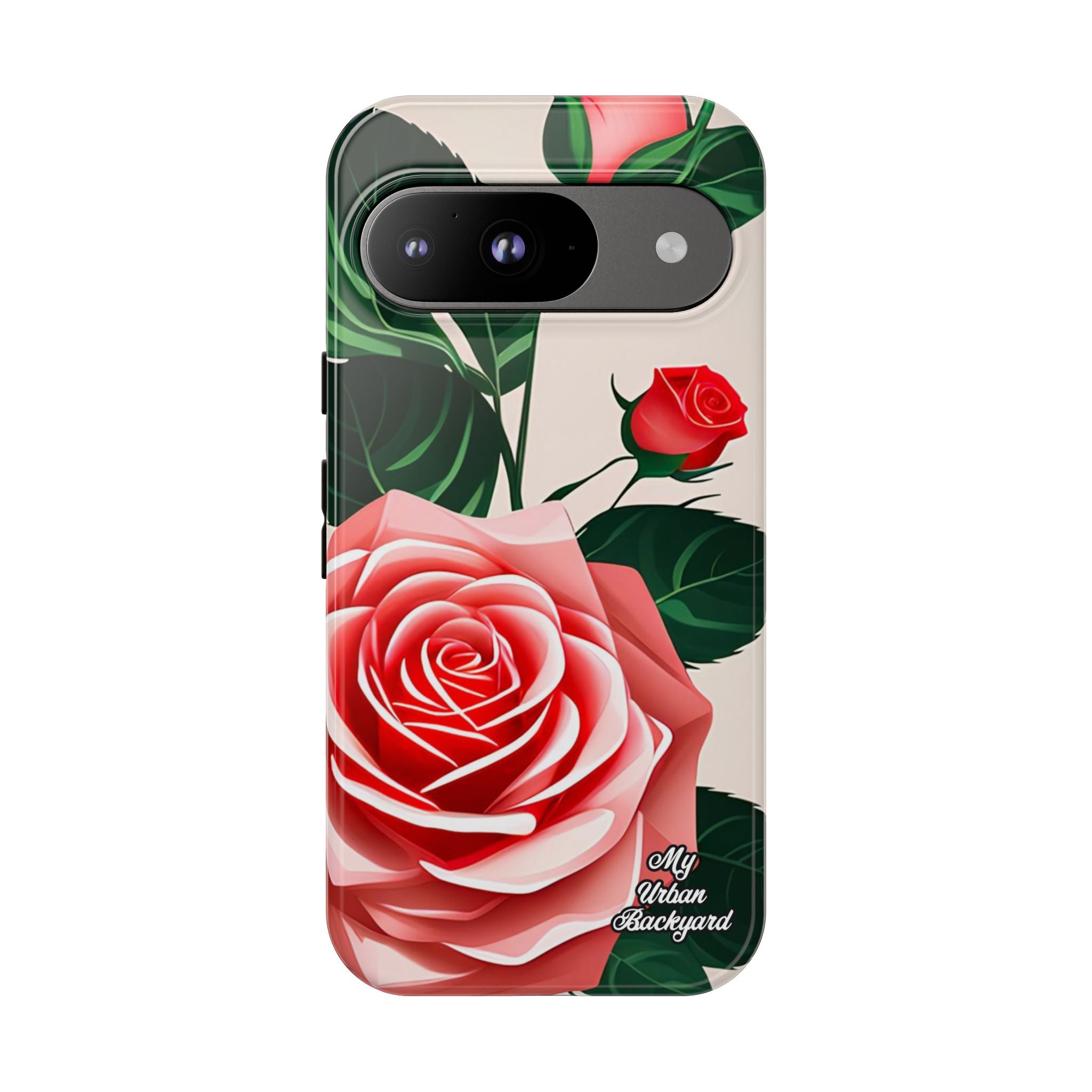 Pink Rose Flowers, Cell Phone Case - Apple, Samsung, Google Pixel
