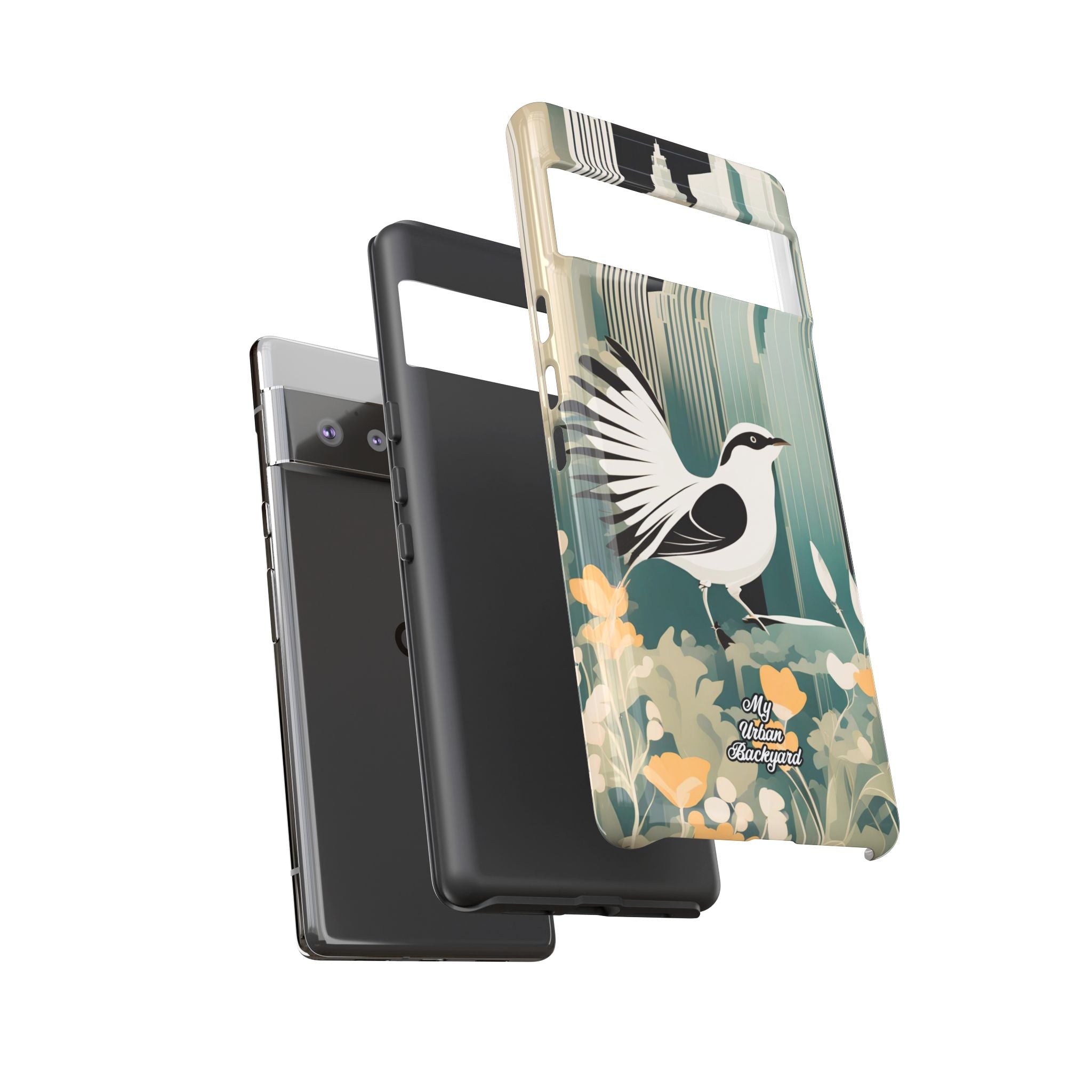 City Bird, Cell Phone Case - Apple iPhone, Samsung Galaxy, Google Pixel