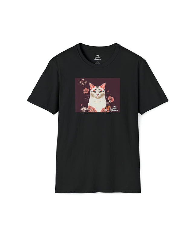 White Cat, Soft 100% Cotton T-Shirt, Unisex, Short Sleeve, Classic Fit