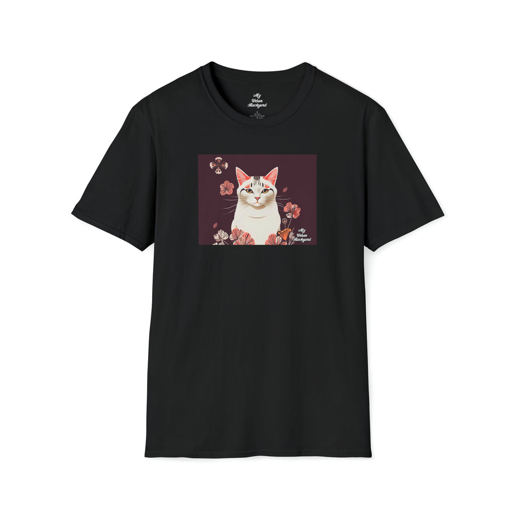White Cat, Soft 100% Cotton T-Shirt, Unisex, Short Sleeve, Classic Fit