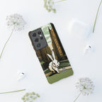 White Rabbit on a City Street, Cell Phone Case - Apple, Samsung, Google Pixel