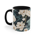 Winter Flowers, Ceramic Coffee Mug