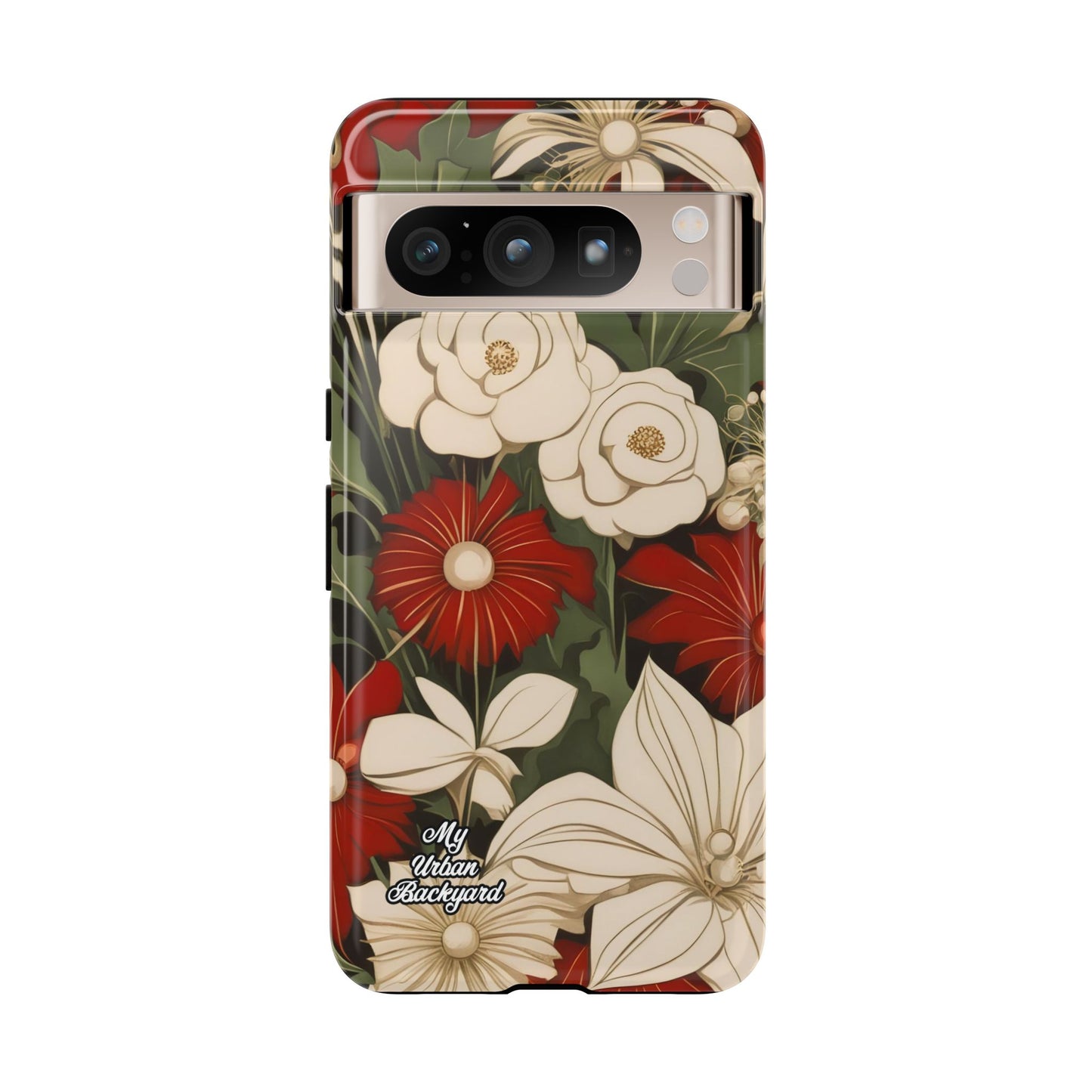 Holiday Flowers, Cell Phone Case - Apple, Samsung or Google Pixel