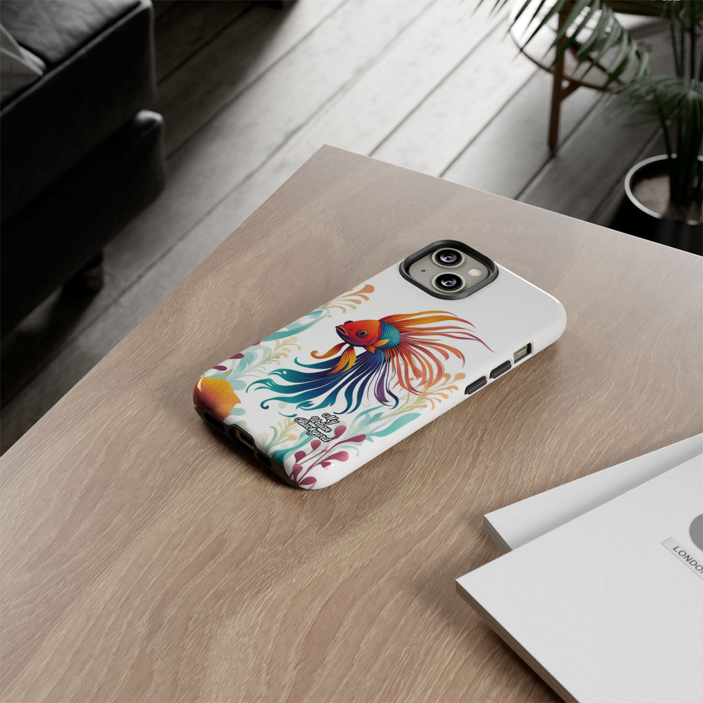 Colorful Betta Fish, Cell Phone Case - Apple, Samsung or Google Pixel