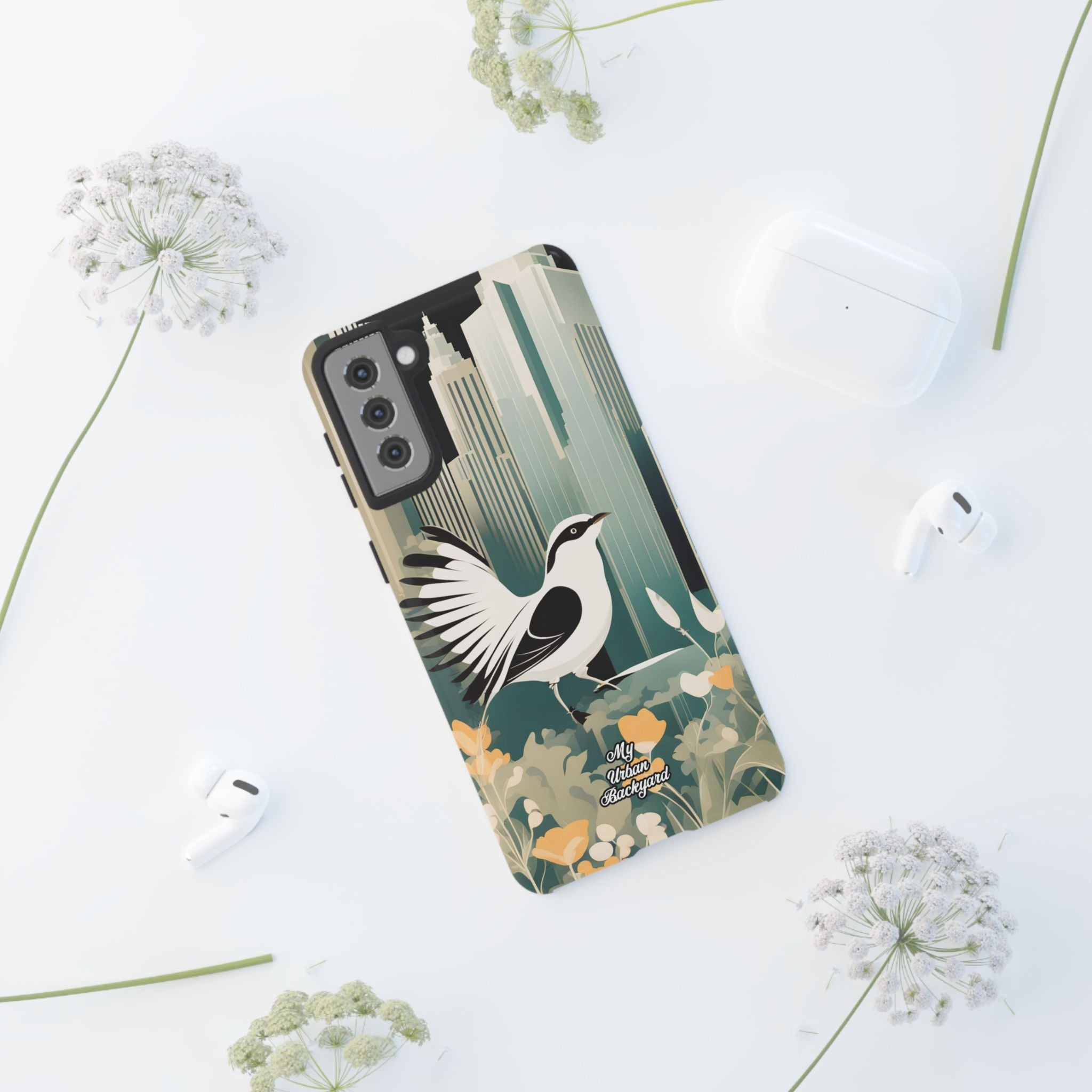 City Bird, Cell Phone Case - Apple iPhone, Samsung Galaxy, Google Pixel