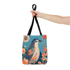 Colorful Bird Tote Bag with Cotton Handles For Everyday Use, 3 Sizes