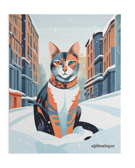 Claws Pawson, Cat Jigsaw Puzzle, (120, 252, or 500-Piece)