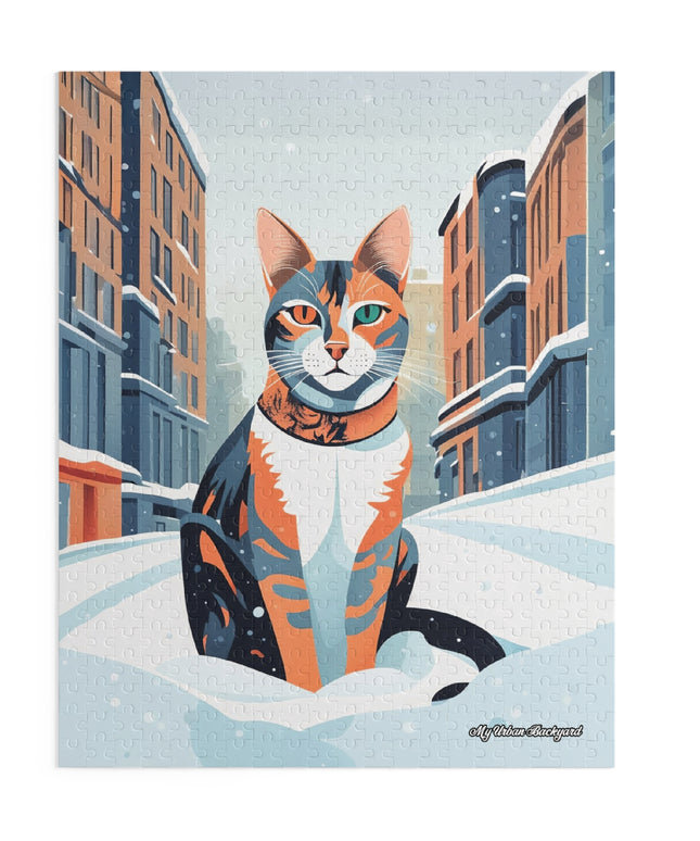 Claws Pawson, Cat Jigsaw Puzzle, (120, 252, or 500-Piece)