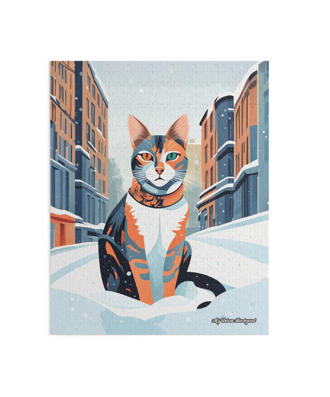 Claws Pawson, Cat Jigsaw Puzzle, (120, 252, or 500-Piece)