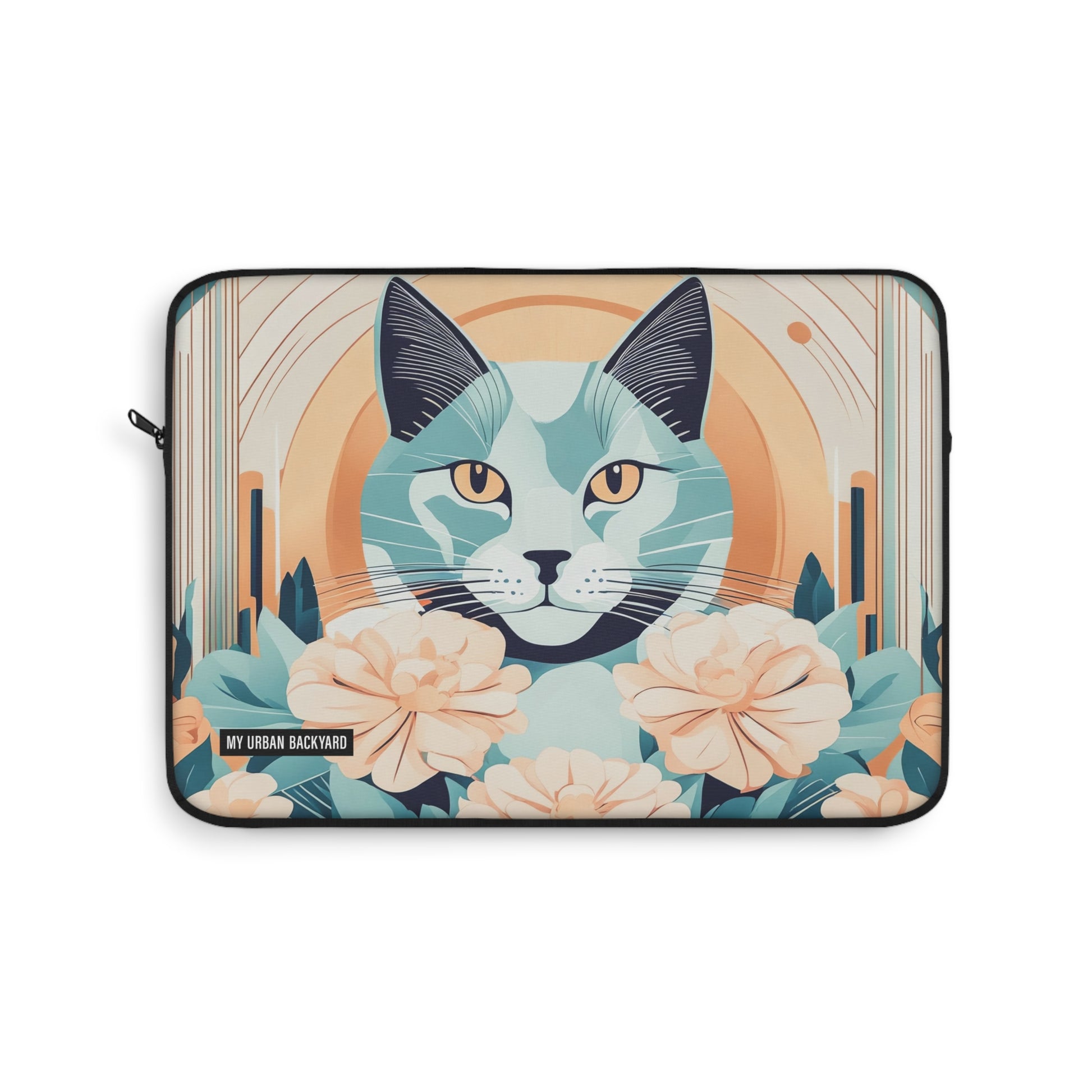 Leo Bluemane Design - Cat Laptop Sleeve - Protective Tech Accessory for Cat Lovers