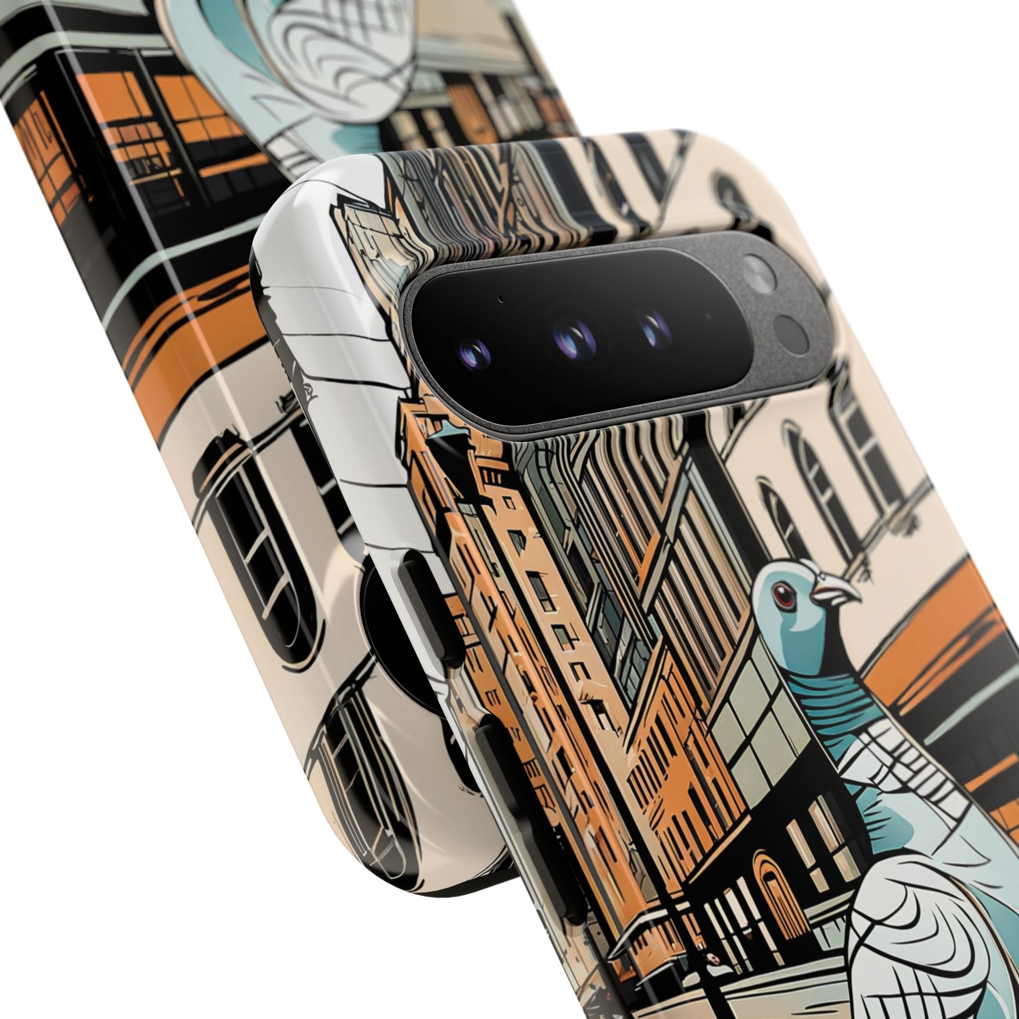 Pigeon on a City Street, Cell Phone Case - Apple, Samsung, Google Pixel