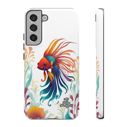 Colorful Betta Fish, Cell Phone Case - Apple, Samsung or Google Pixel