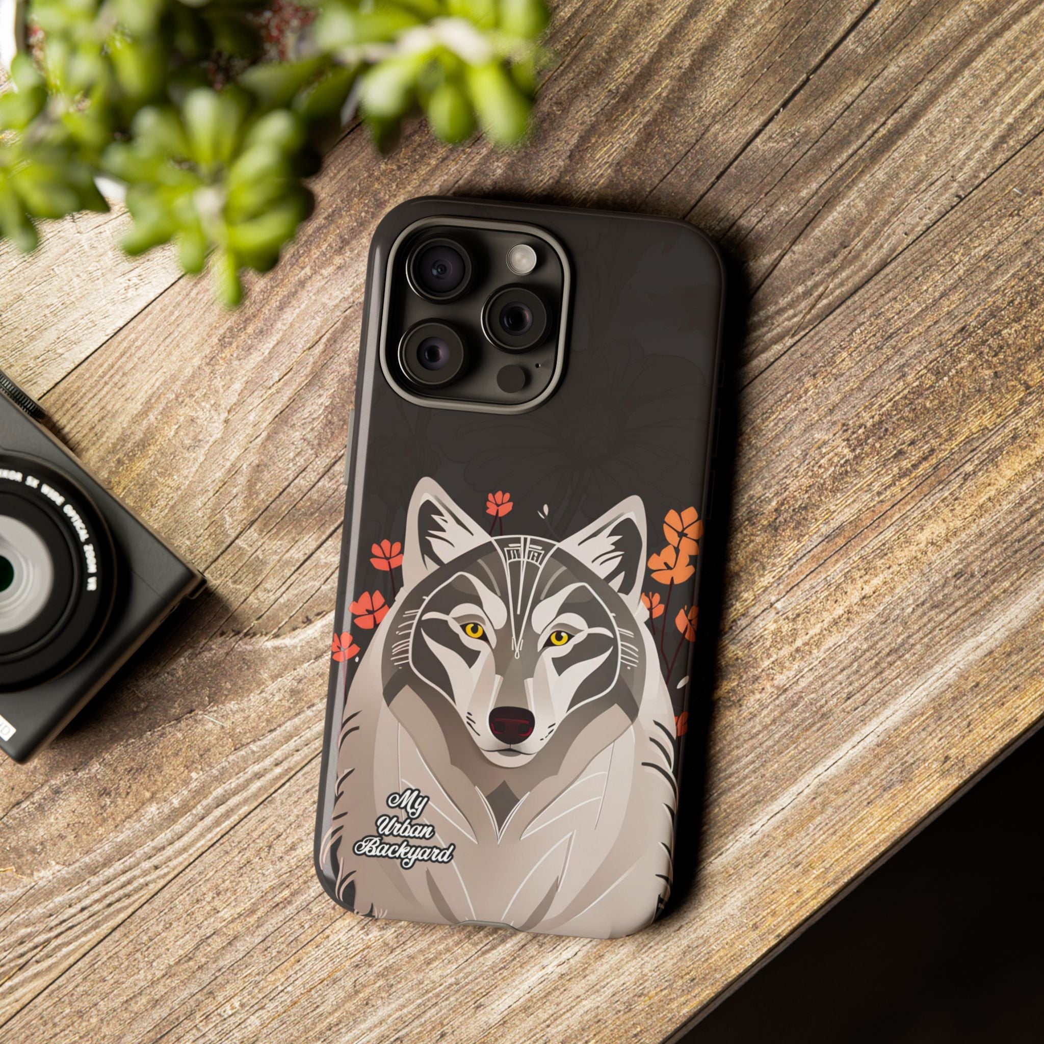 Art Deco Wolf, Cell Phone Case - Apple, Samsung, Google Pixel