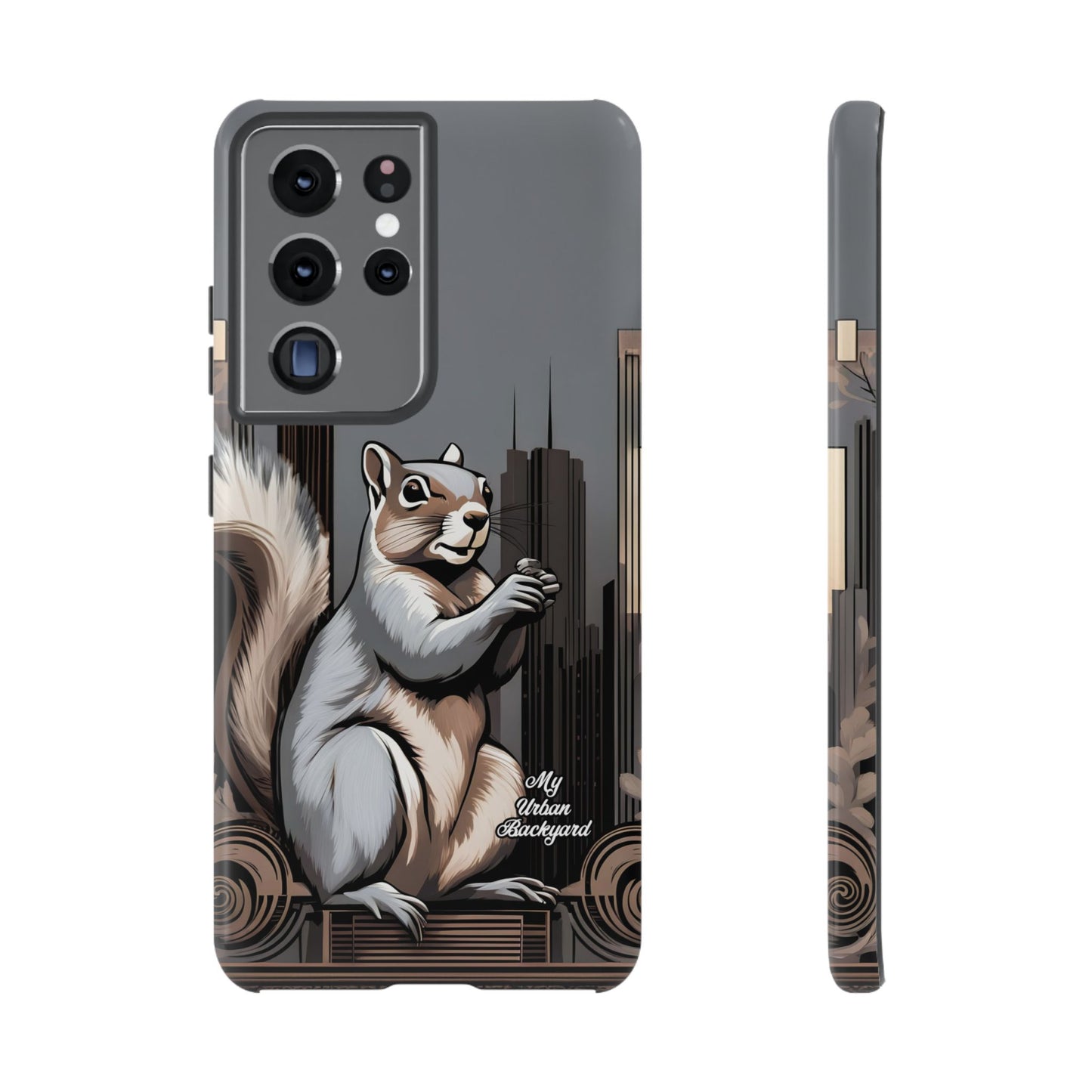 Urban Gray Squirrel, Cell Phone Case - Apple, Samsung, or Google Pixel