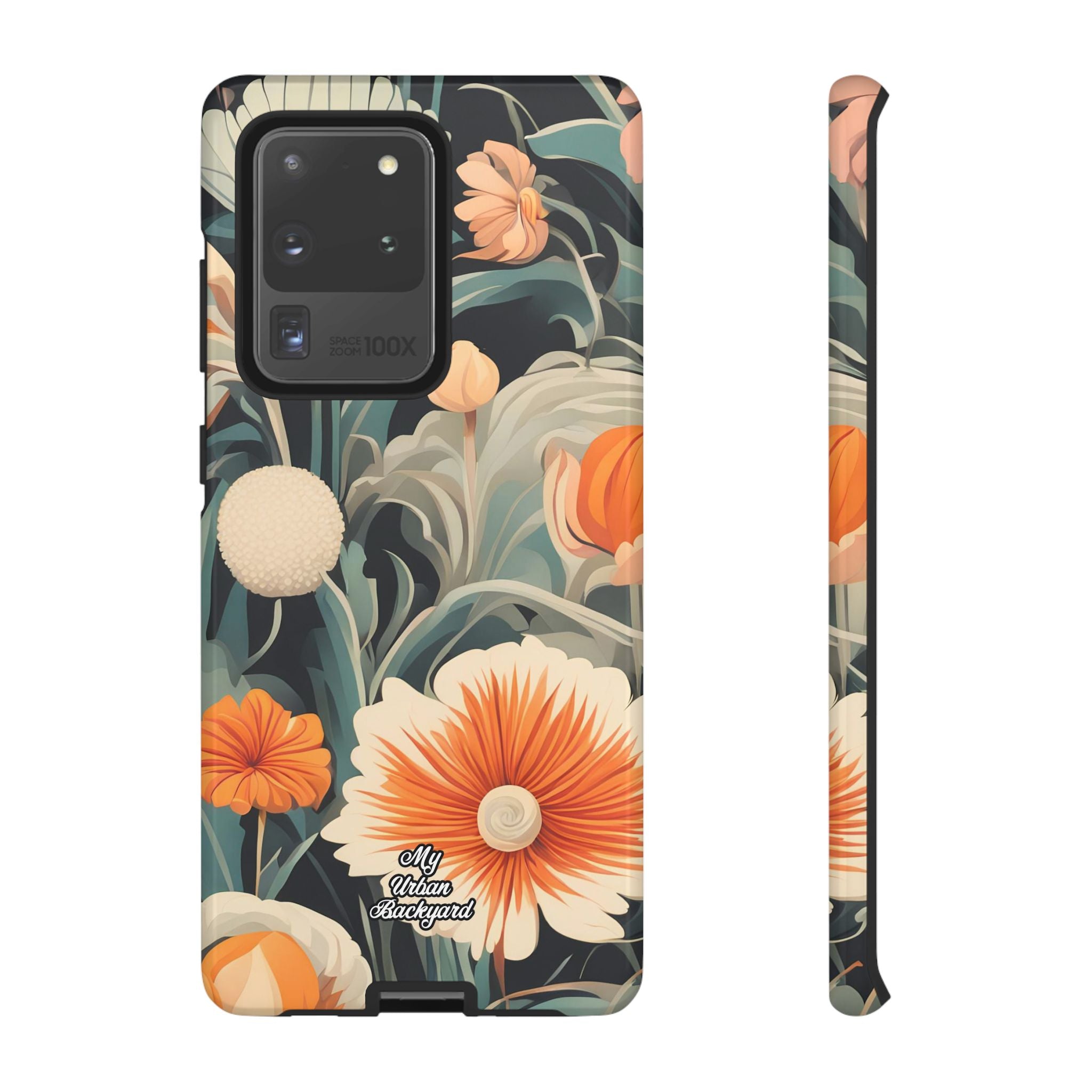 Orange and White Flowers, Cell Phone Case - Apple, Samsung, Google Pixel