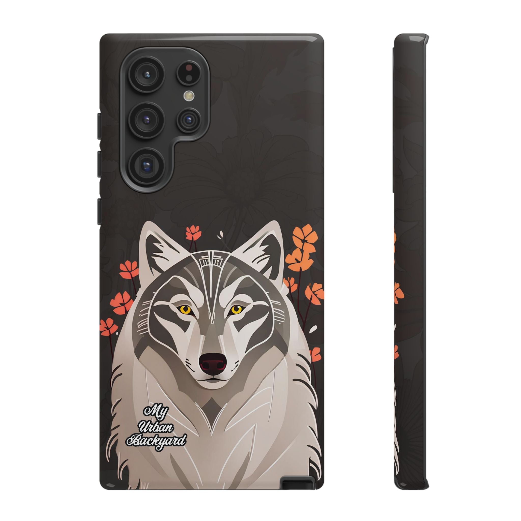 Art Deco Wolf, Cell Phone Case - Apple, Samsung, Google Pixel