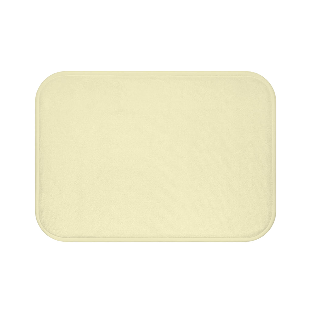Yellow Memory Foam Bath Mat — Soft Absorbent Bathroom Rug, 2 sizes