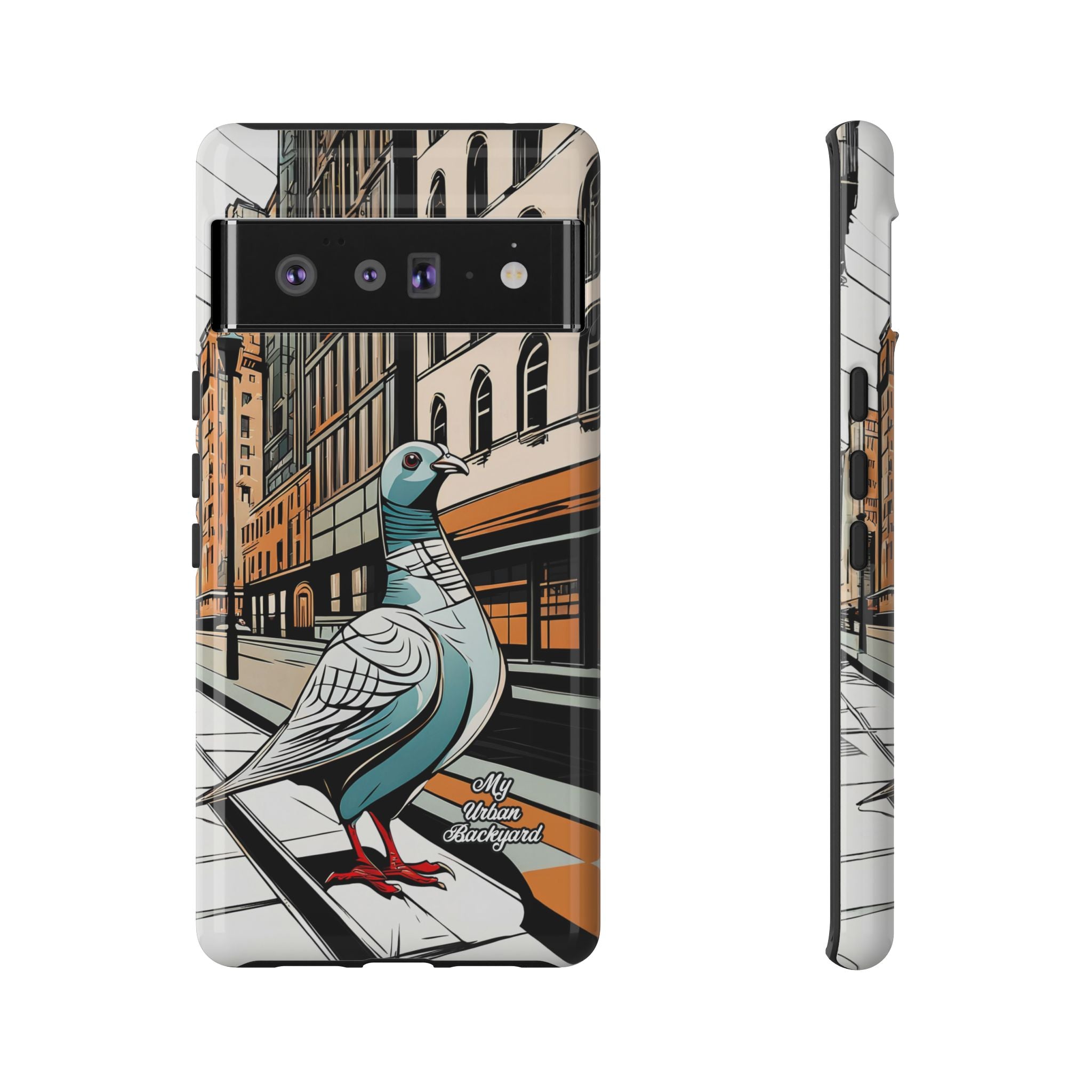 Pigeon on a City Street, Cell Phone Case - Apple, Samsung, Google Pixel