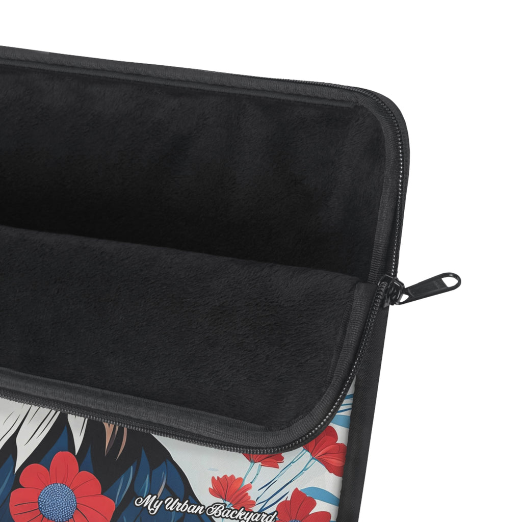 Bald Eagle Soft Laptop Sleeve, Stylish Computer Case, Gift for Students, Unique Tech Accessory, Patriotic Design