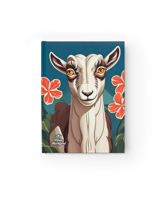 Goat in a Field, Hardcover Notebook Journal - Write in Style