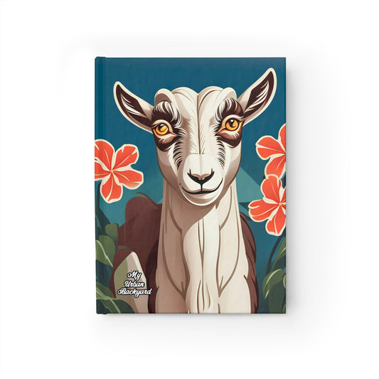 Goat in a Field, Hardcover Notebook Journal - Write in Style